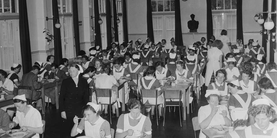 personeelskantine Wilhemina Gasthuis, nu Buurtsalon Jeltje